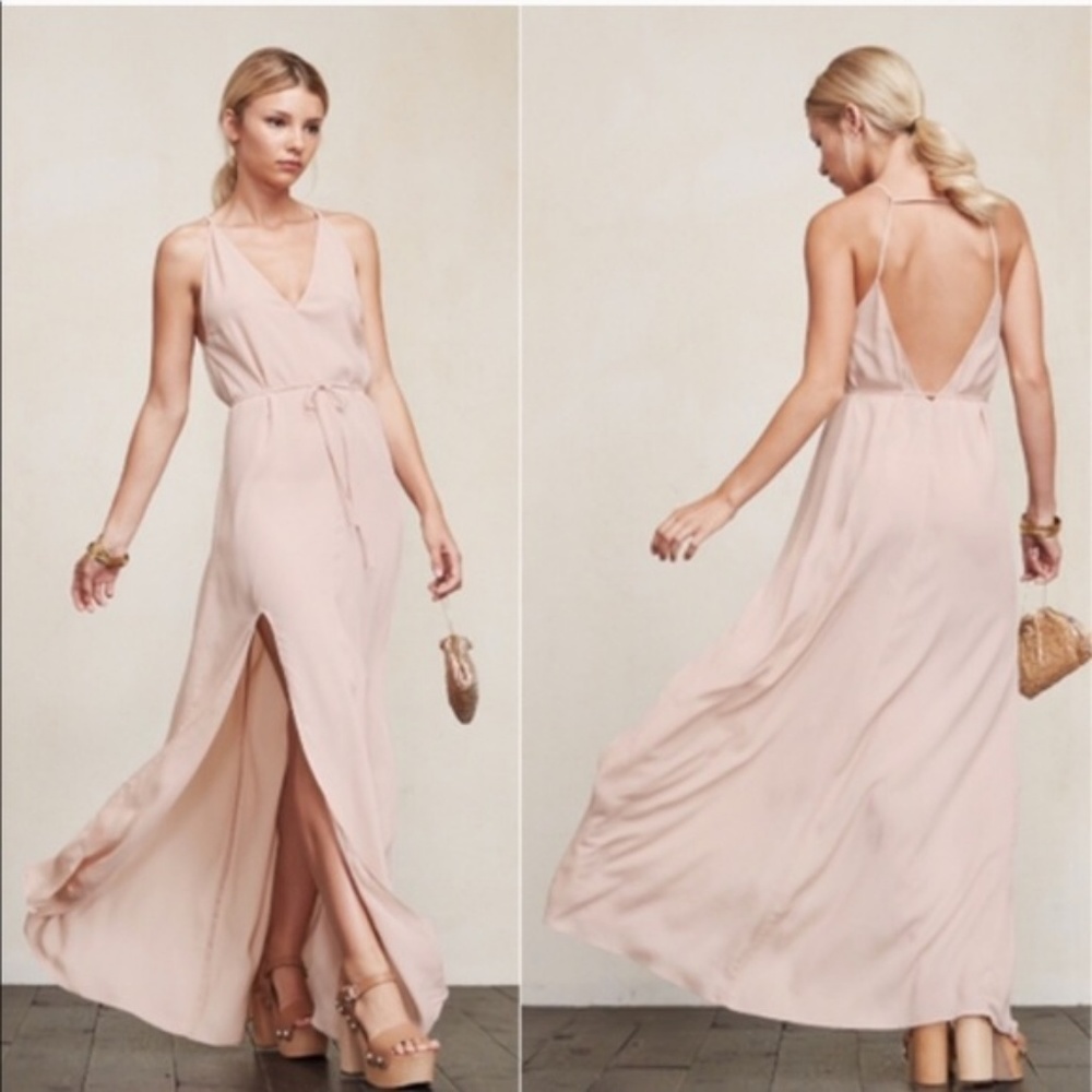 Reformation Petites Grapefruit Dress